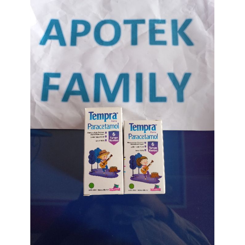 Tempra Forte Sirup 60 Ml / Paracetamol 250 Mg / Anak 6 Tahun Ke Atas / Rasa Anggur