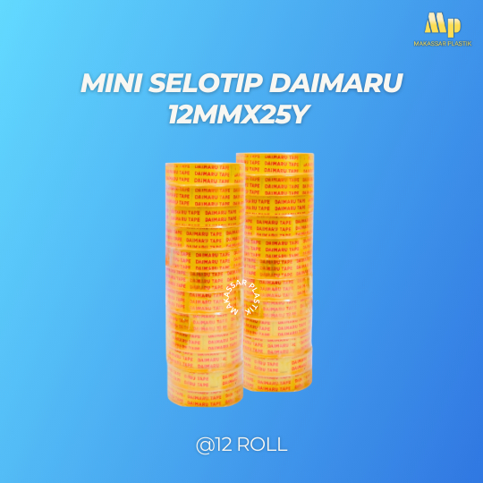 

Mini Selotip Daimaru 12mmx25y @12 Roll