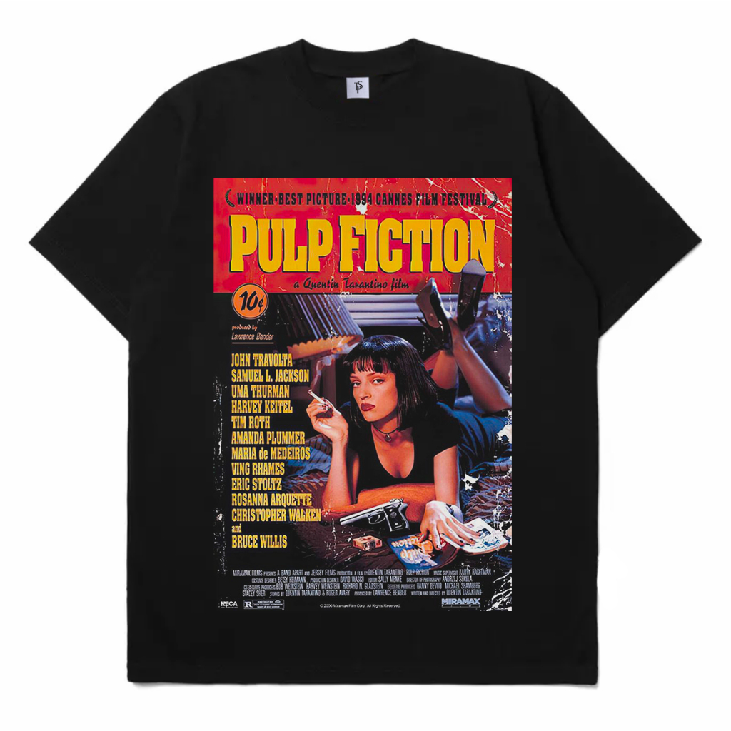 PULP FICTION TSHIRT COTTON COMBED 24S
