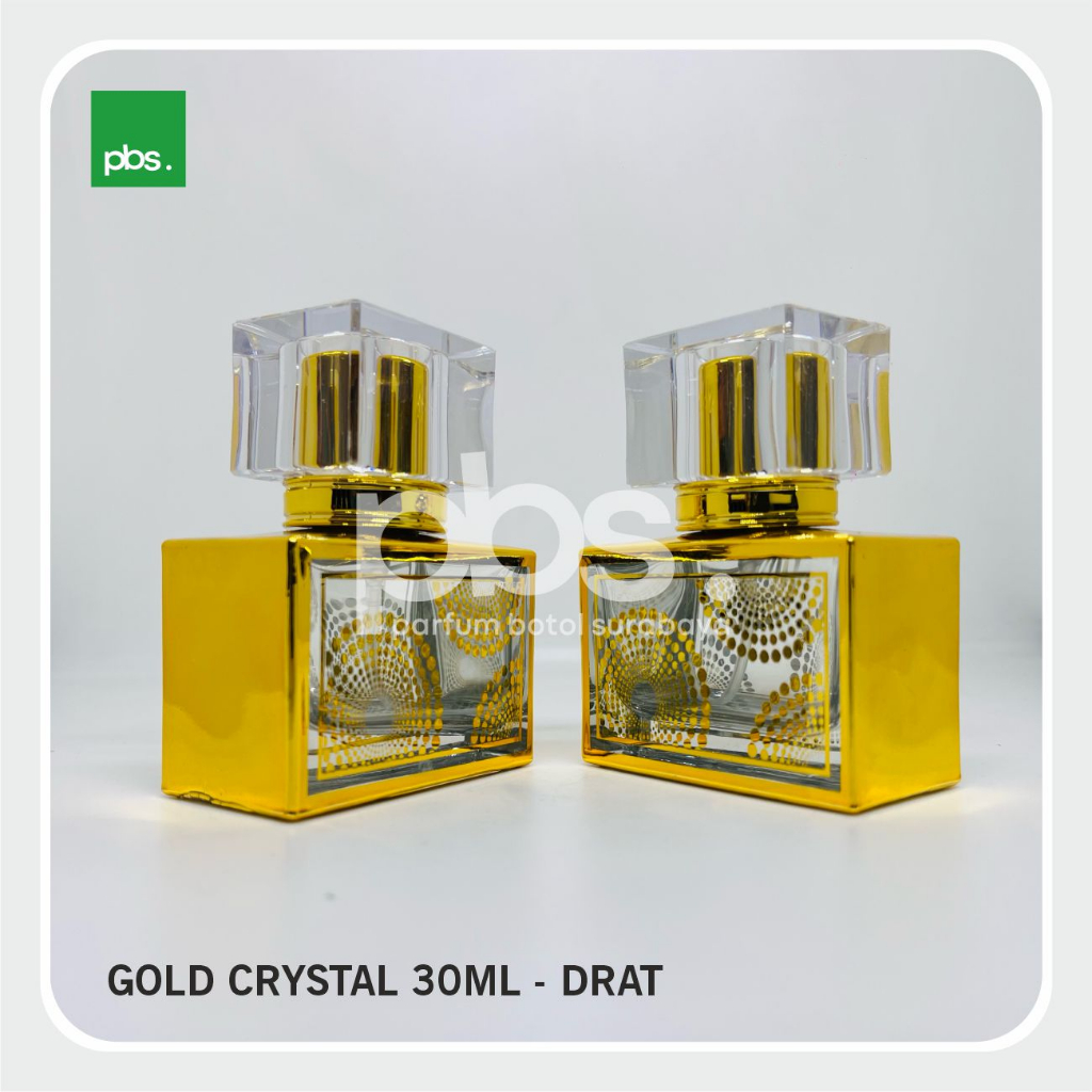 Botol Parfum - Gold Kristal 35ml | Drat