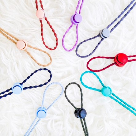 Strap Masker Polos 2in1 / Konektor Headloop Tali Masker