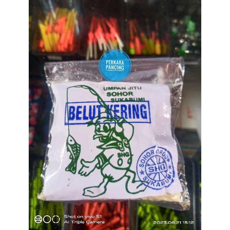 Umpan Belut Kering