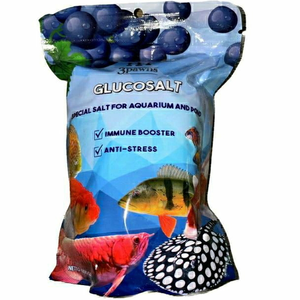 

Mayin Glucosalt by 3pawns 500gr Garam buat Immune Booster & Anti Stress Ikan