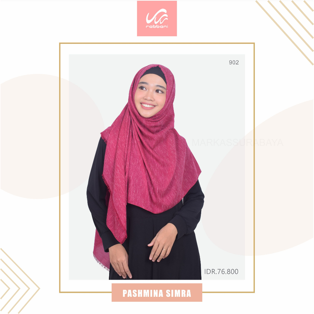 [CUCI GUDANG] PASHMINA RAYON SIMRA RABBANI ORI