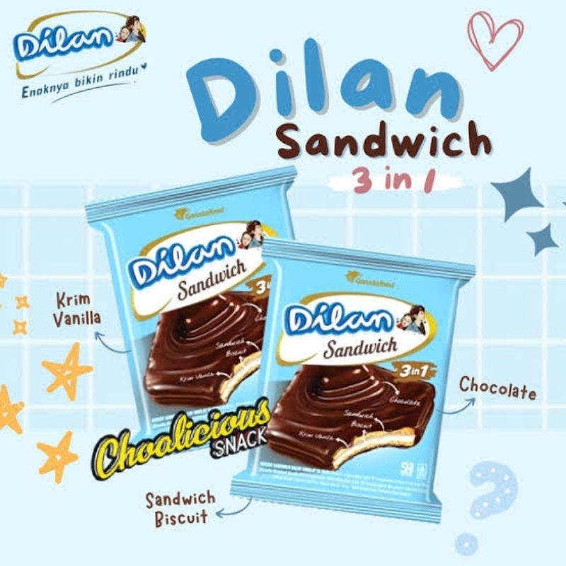 

Dilan Sandwich 16g (x10 bks)