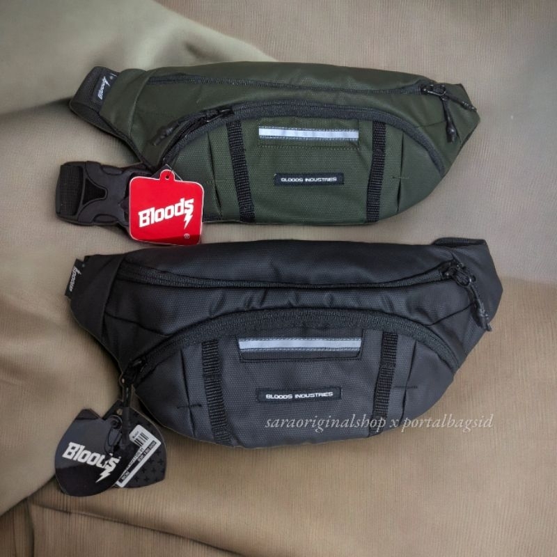 Bloods Waistbag Tas Pinggang Cotton 01 Original