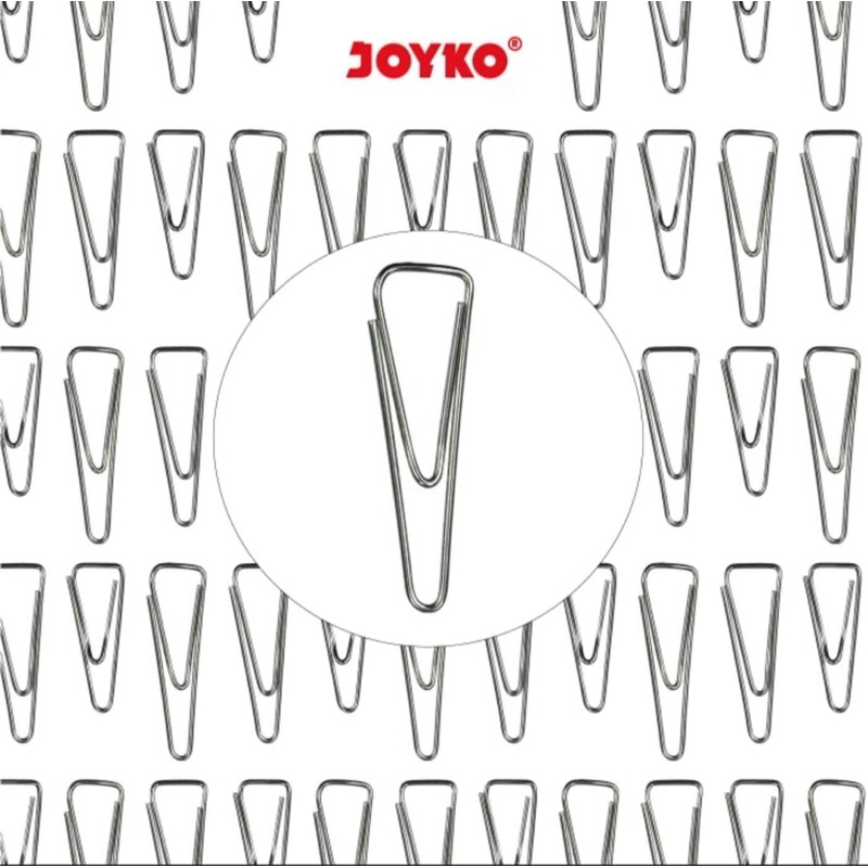 

Joyko Trigonal Clips Penjepit Kertas Segitiga Clip Klip No. 3