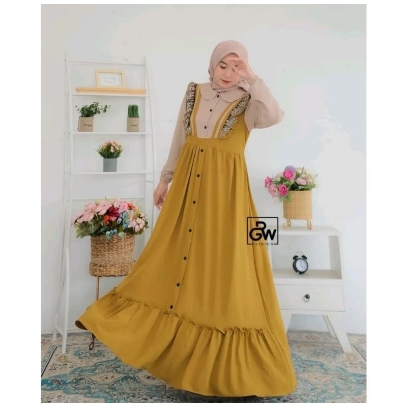 GAMIS RENDA JIHAN CRINGKEL AIRFLOW GAMIS TERBARU PREMIUM BEST SELLER-4