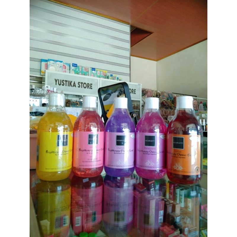 scarlet brightening shower (sabun mandi)