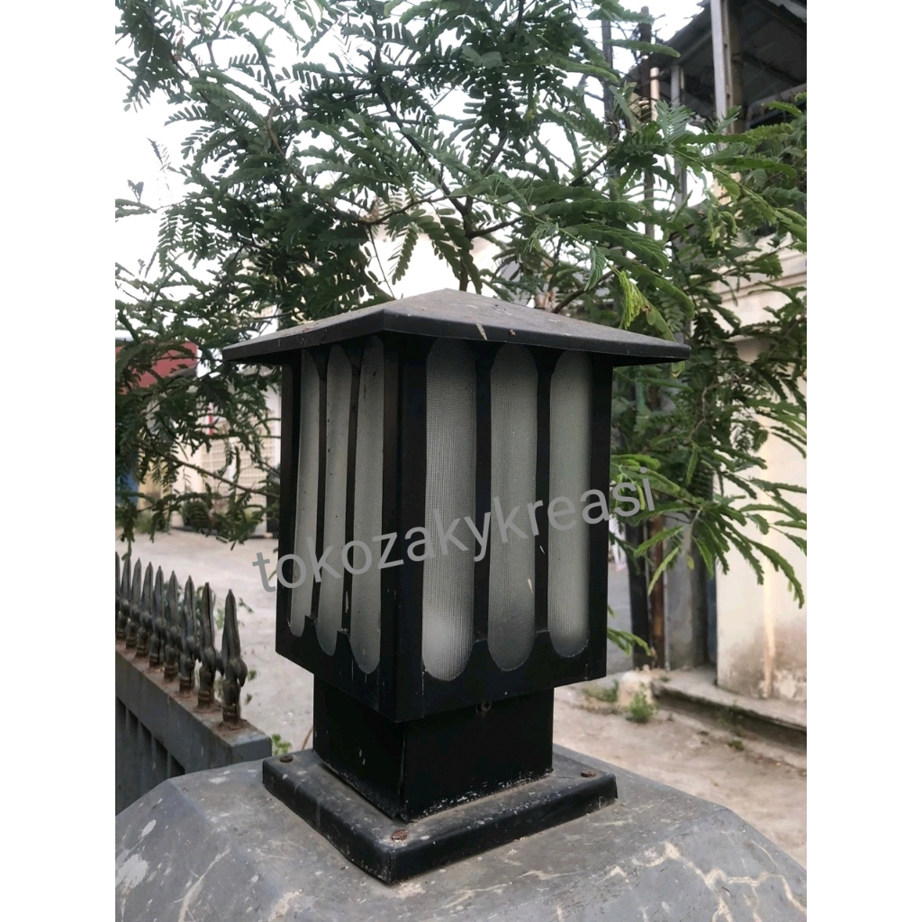 lampu pilar pagar minimalis
