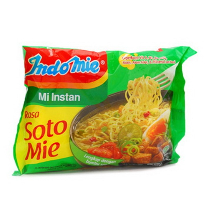 

Per 5 bungkus Indomie soto