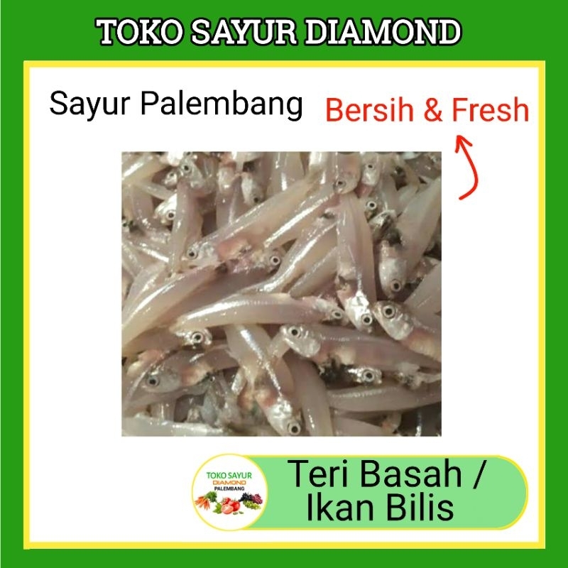 

Teri Basah / Ikan Bilis Basah - Palembang