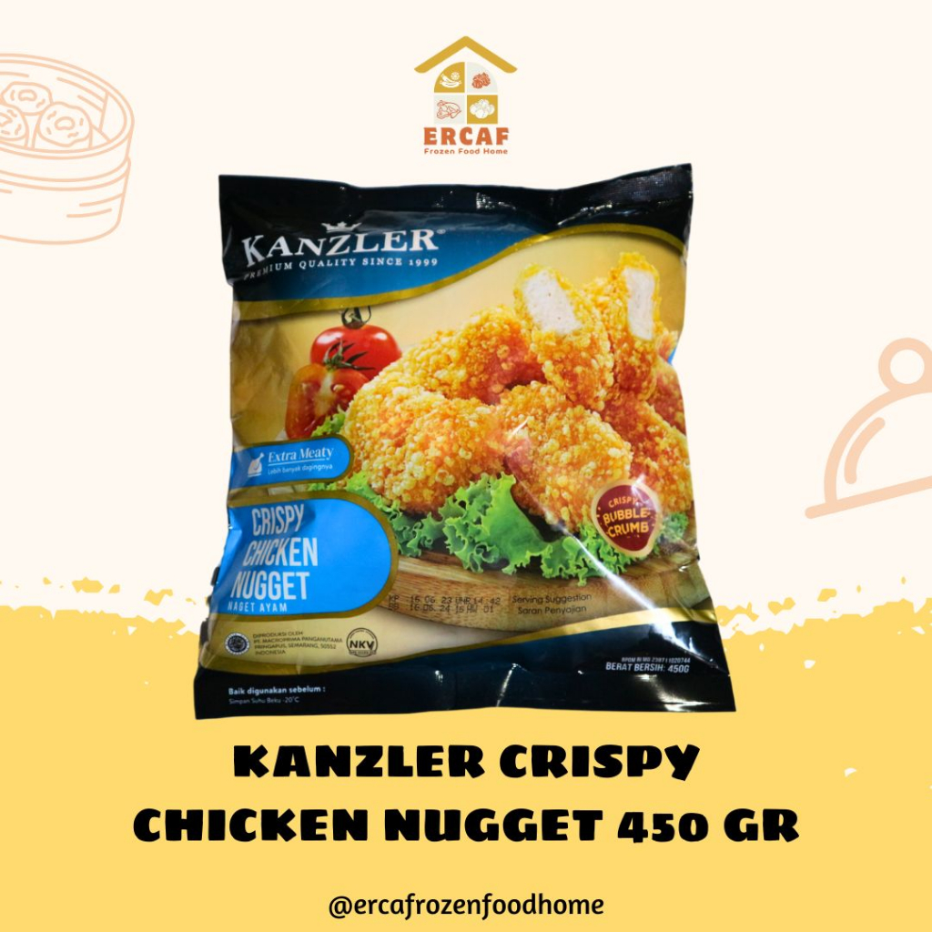 

KANZLER CRISPY CHICKEN NUGGET 450 GR / ERCAF FROZEN
