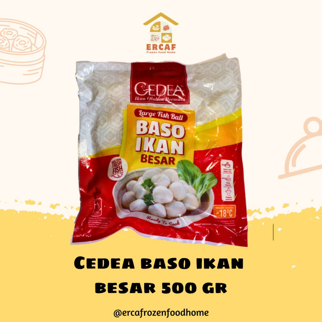 

CEDEA BASO IKAN BESAR 500 GR / SEDANG 250 GR