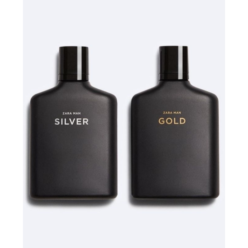 Parfum Zara Man Silver + Zara Man Gold 100ml ( Original Reject No Box ) - Parfum Pria