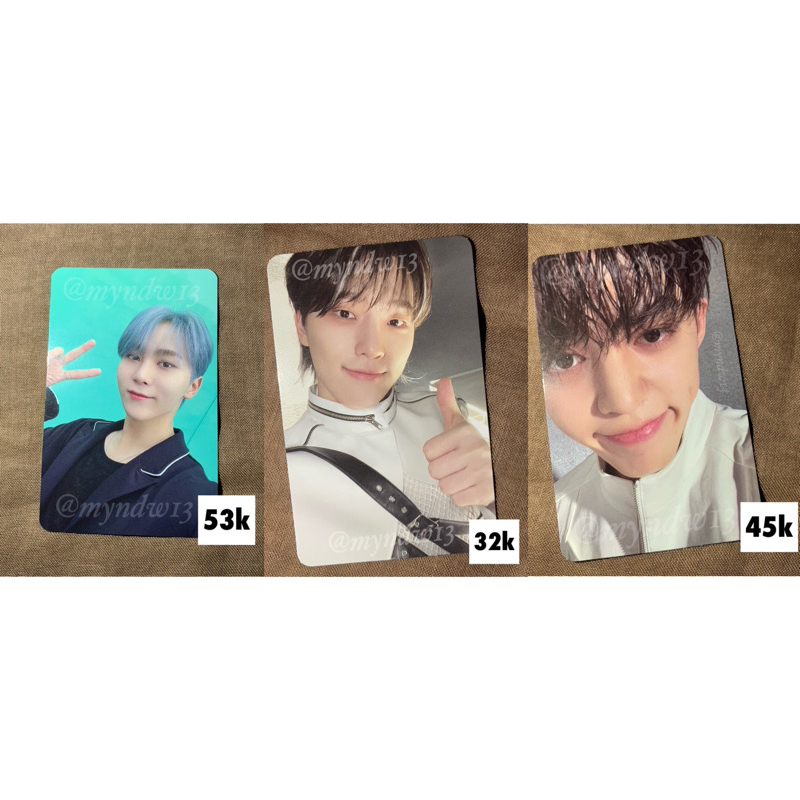 PHOTOCARD/ PC SEVENTEEN DINO FACE THE SUN/ SEUNGCHEOL FACE THE SUN/ THE8 FACE THE SUN / SEUNGKWAN YO
