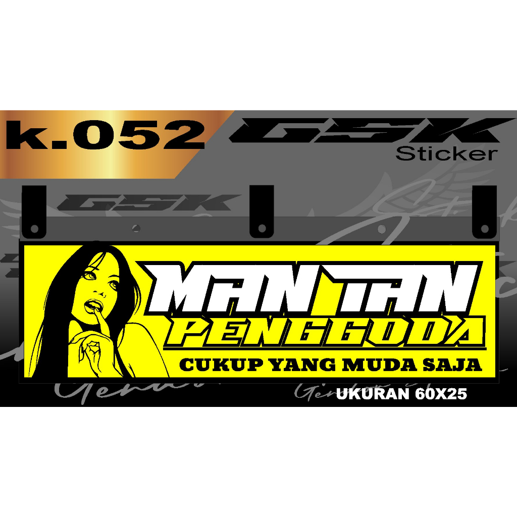 Stiker Cutting Karpet Belakang Truk All Sticker Variasi Karpet k.052