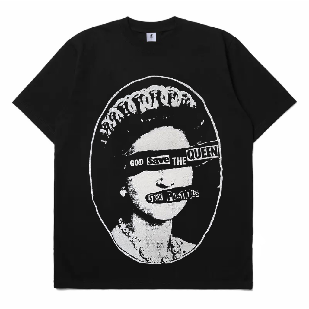 KAOS BAND SEX PISTOLS - GOD SAVE THE QUEEN