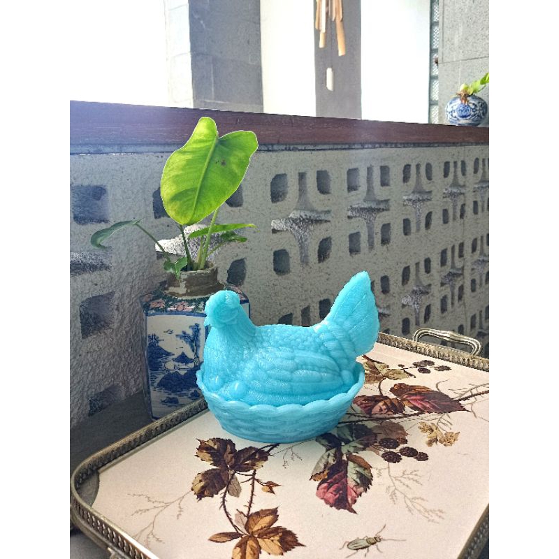 mukun ayam kristal sabun biru