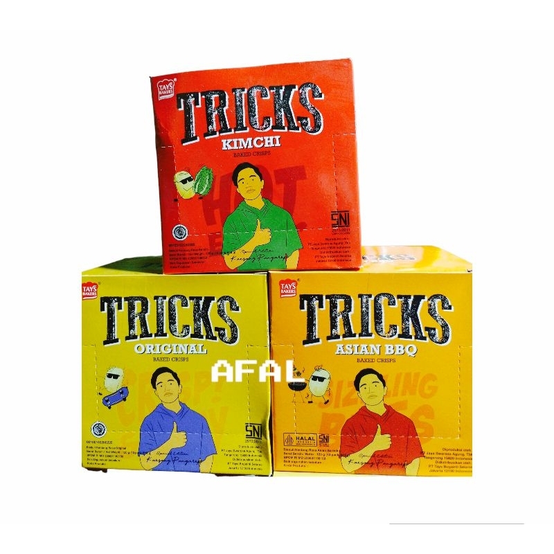 

TRICKS ORIGINAL, KIMCHI, ASIAN BBQ, 1 PACK ISI 10 PCS