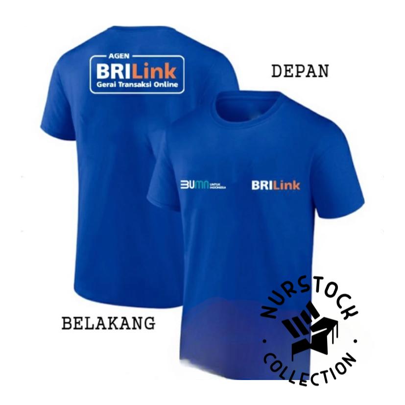 KAOS AGEN BRI LINK - TSHIRT AGEN BRI LINK - BAJU AGEN BRI LINK