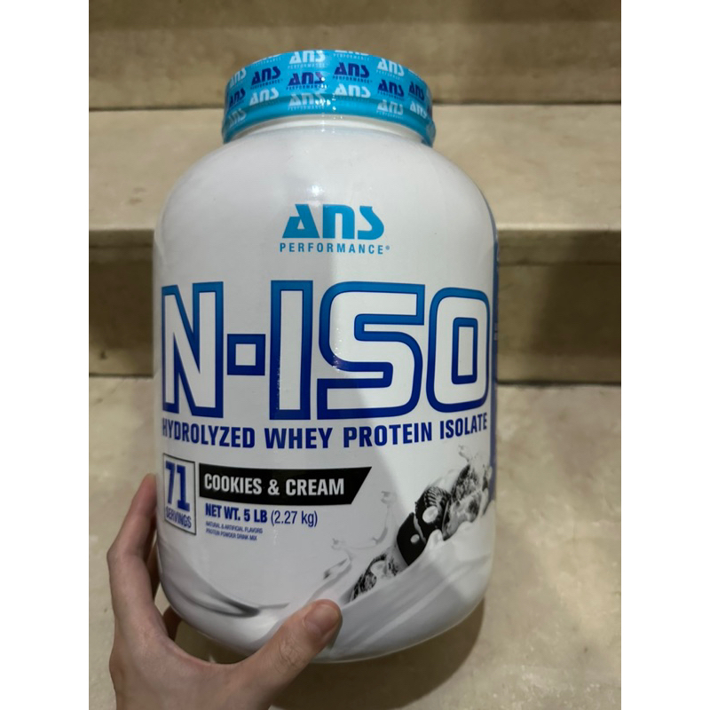 ANS niso cookies and cream hydrolyzed whey protein isolate