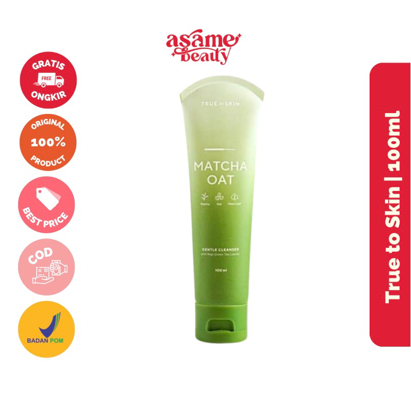 True To Skin Matcha Oat Gentle Cleanser
