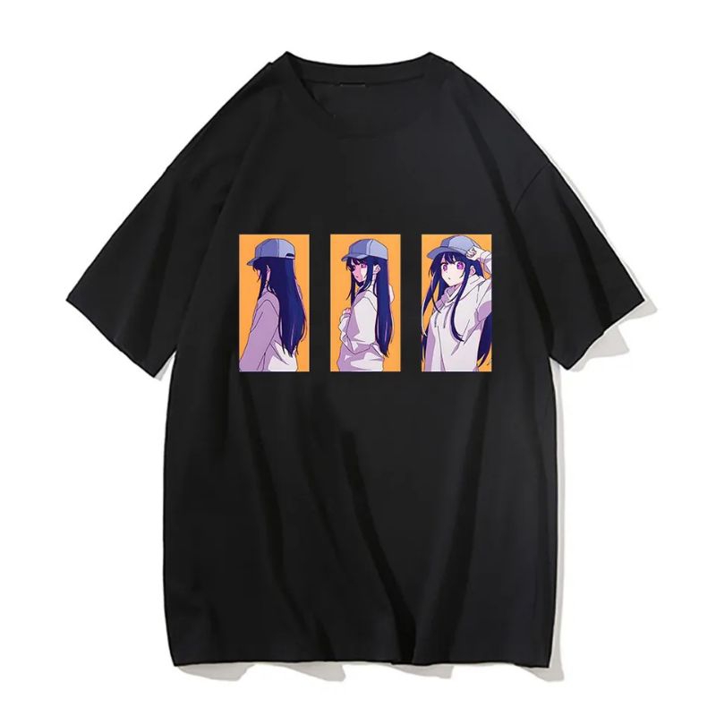 Kaos distro T-shirt baju pakaian atasan Anime Oshi No ko Ai Hoshino Wibu Kartun Cewe/cowo/pria/wanit