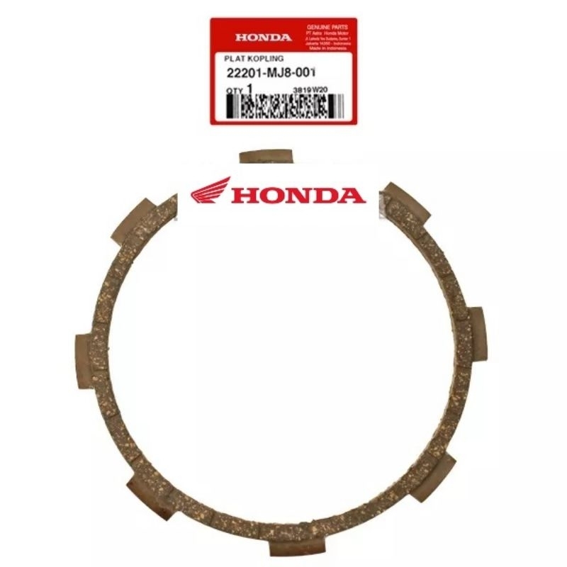 22201-MJ8-001 Plat Kampas Kopling Disk Cluth Friction Tiger Lama 2000 Tiger revo