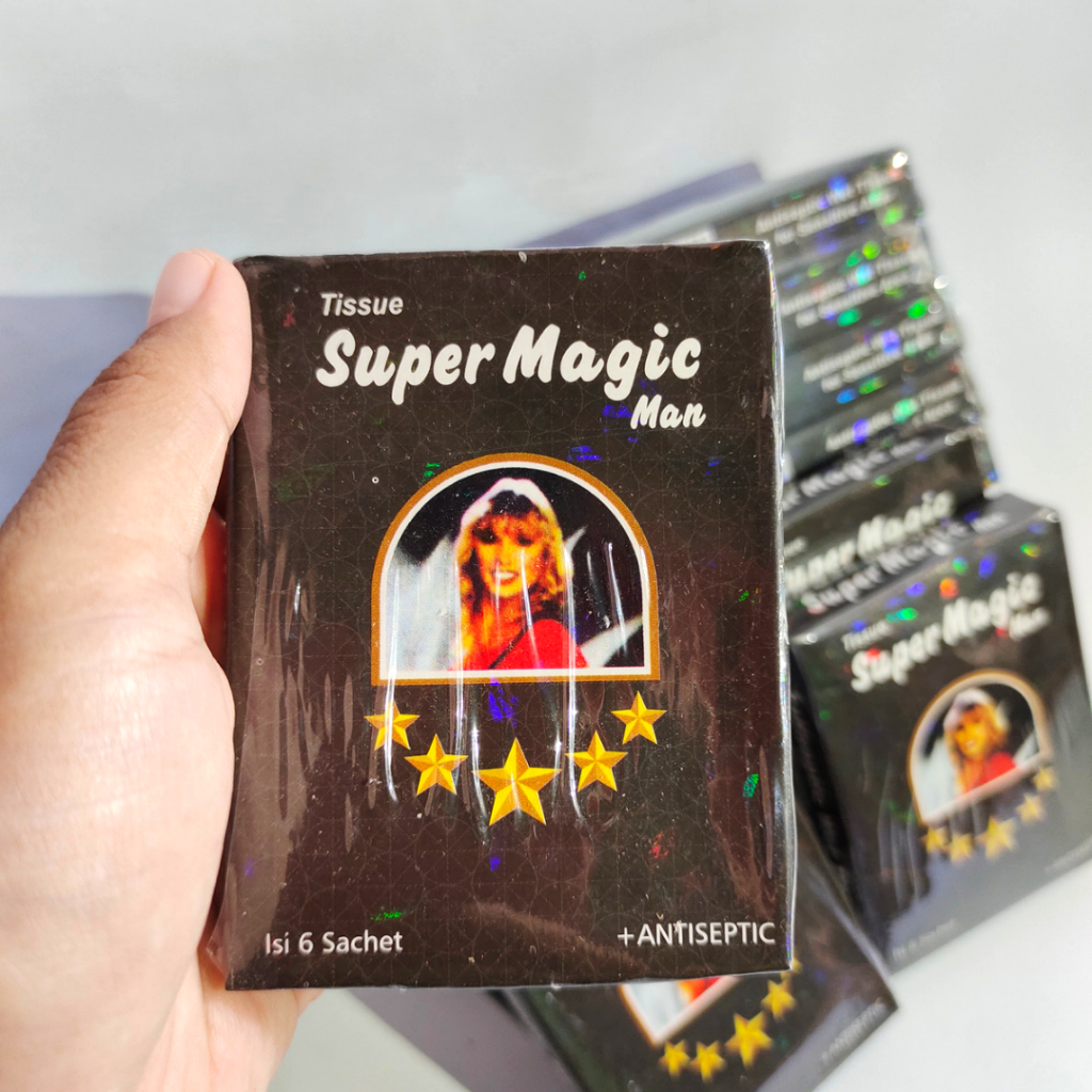 COD Megic power tissue isi 10 box / 10 kotak |  tissue magic power hitam asli 1 slop Tissue Magic Po