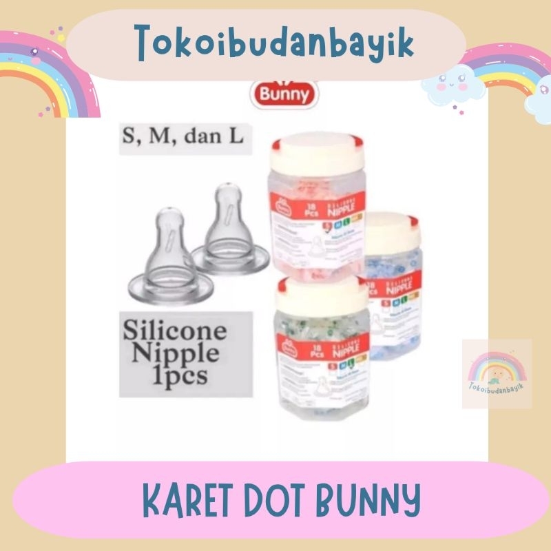 KARET DOT Lusty Bunny/Silicone nipple bulat bunny
