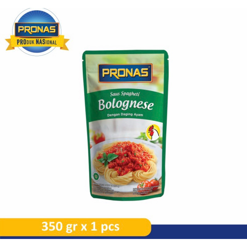 

Pronas Saus Spaghetu Bolognese Dengan daging ayam 350gram