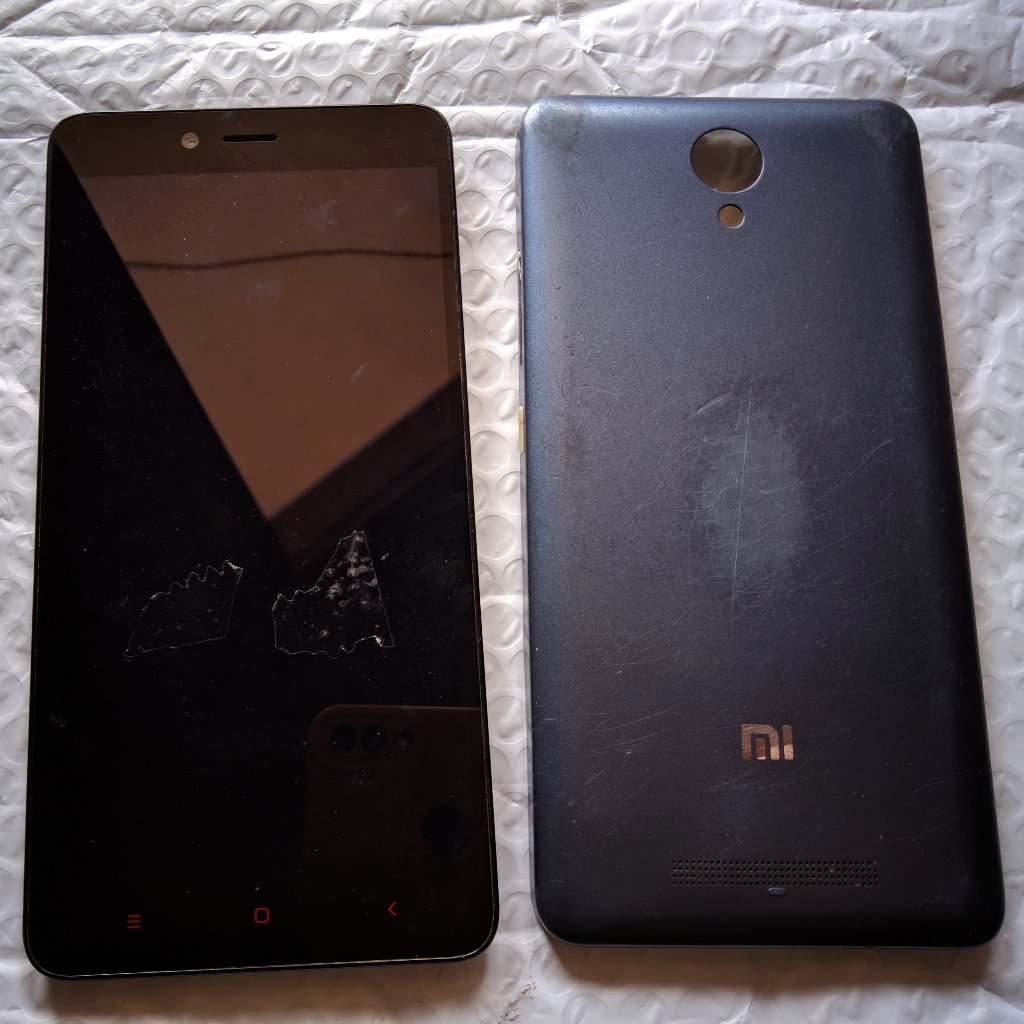 Redmi Note 2 bekas (second) minus