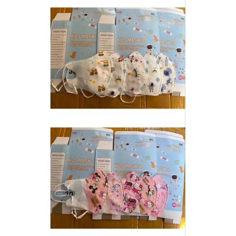 Face mask duckbill anak