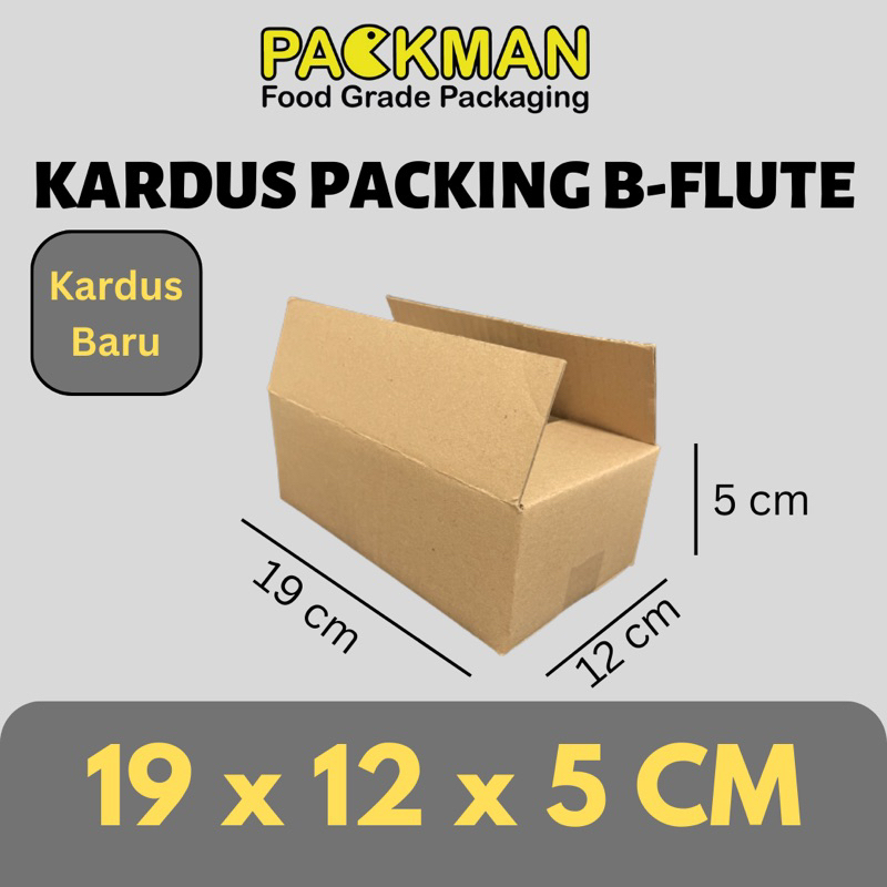 

KARDUS PACKING 19x12x5 cm / BOX KARTON CORUGATED B-FLUTE / PACKING ONLINE