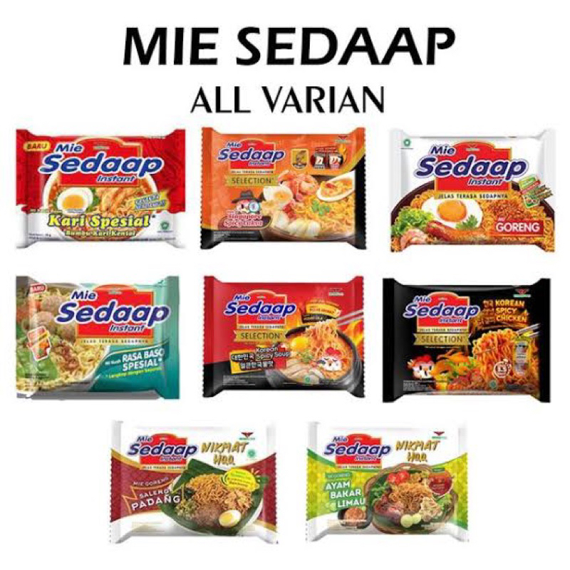 

PAKET MIE SEDAP ISI 8