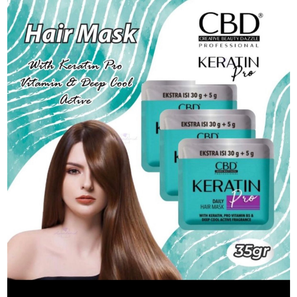 CBD Hair Mask Keratin Sachet