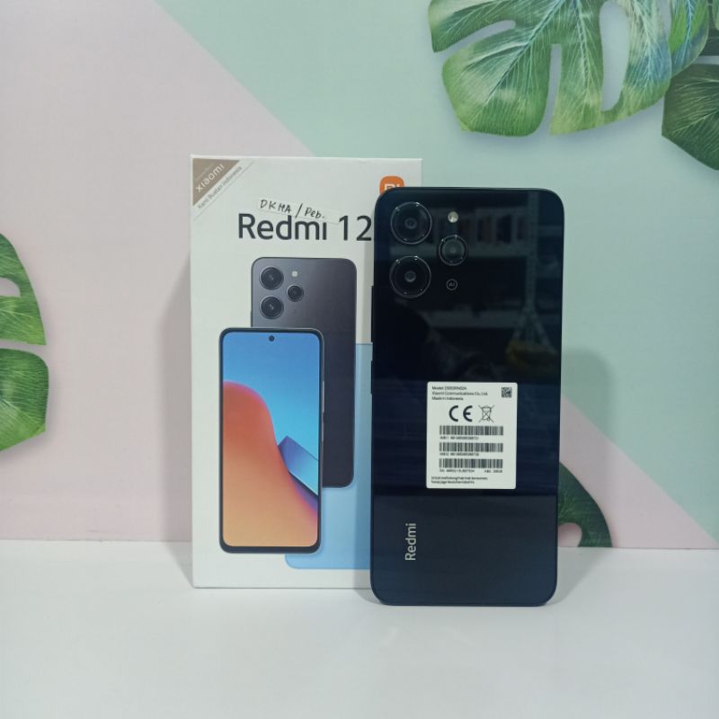 XIAOMI REDMI 12 8/256 dan 8/128 SECOND FULLSET