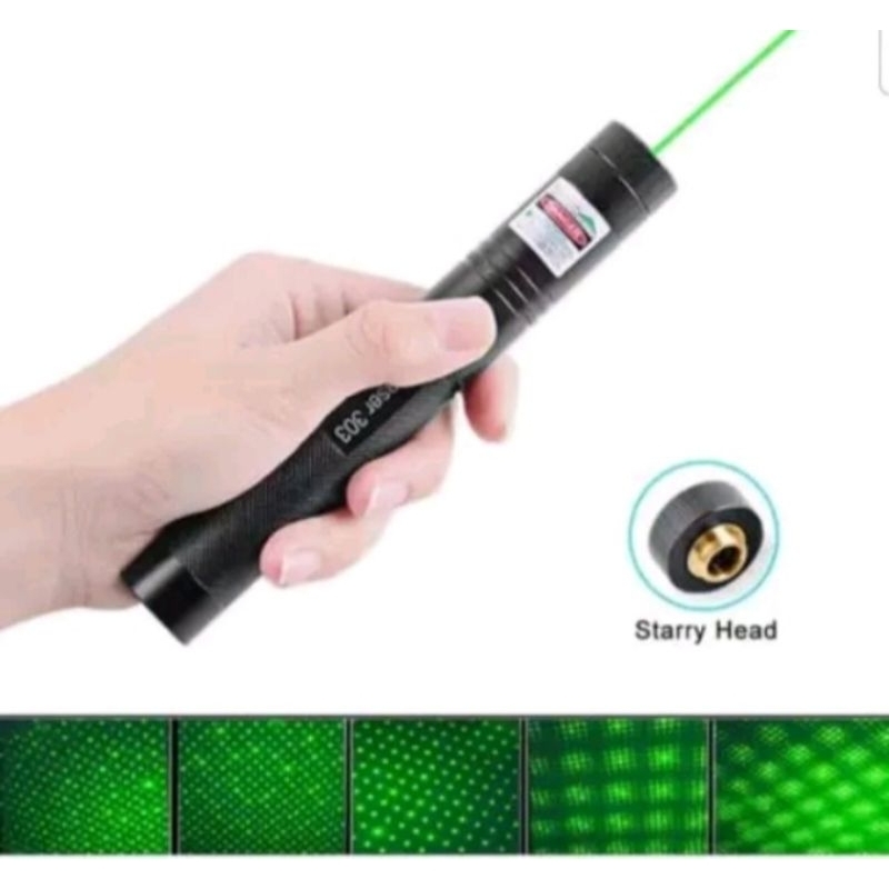 Green Laser Pointer 303 Laser Presentasi Senter Laser Hijau