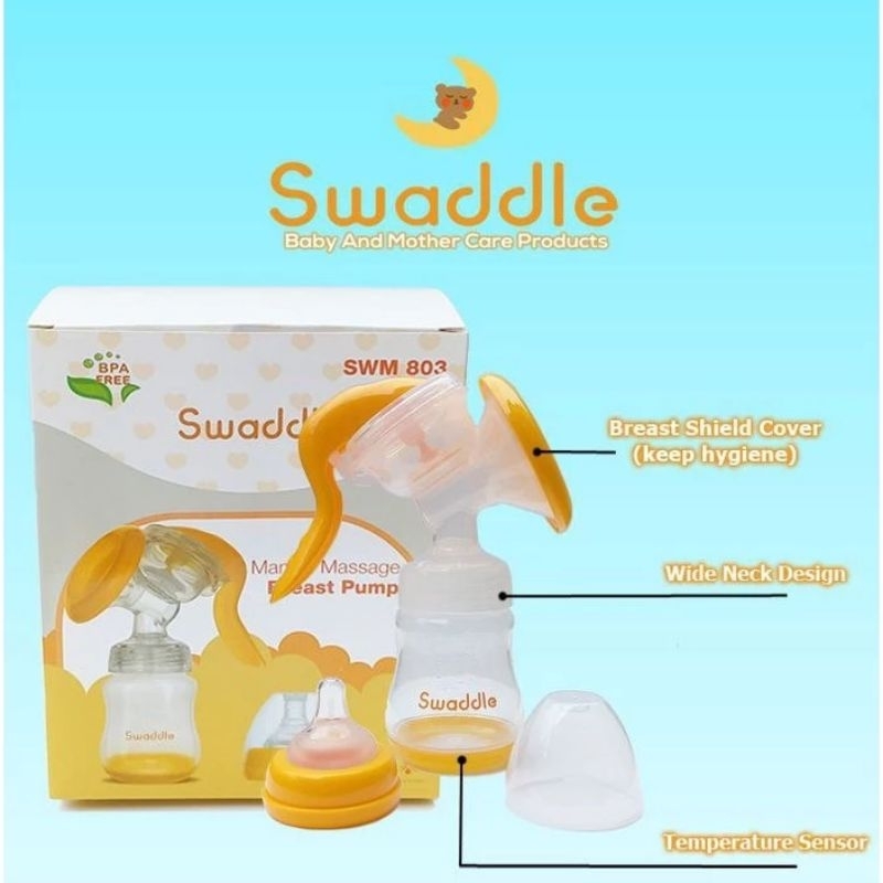 Swaddle Strong Suction Breast Pump (SWM 803) /Pompa Asi Manual