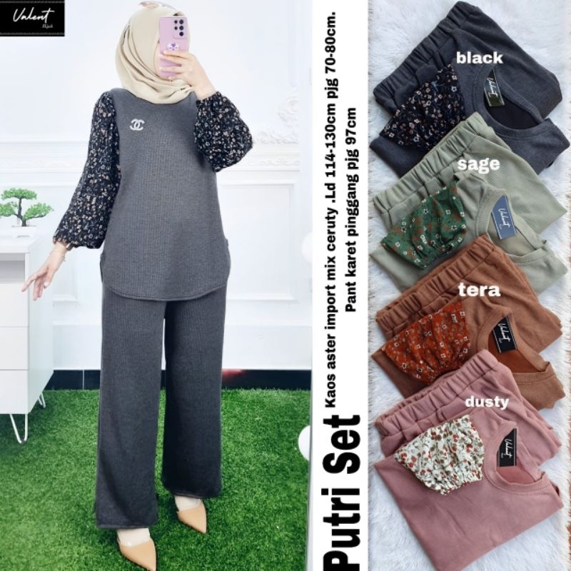 (COD) PUTRI SETELAN BY VALENT SOLO // ORI VALENT