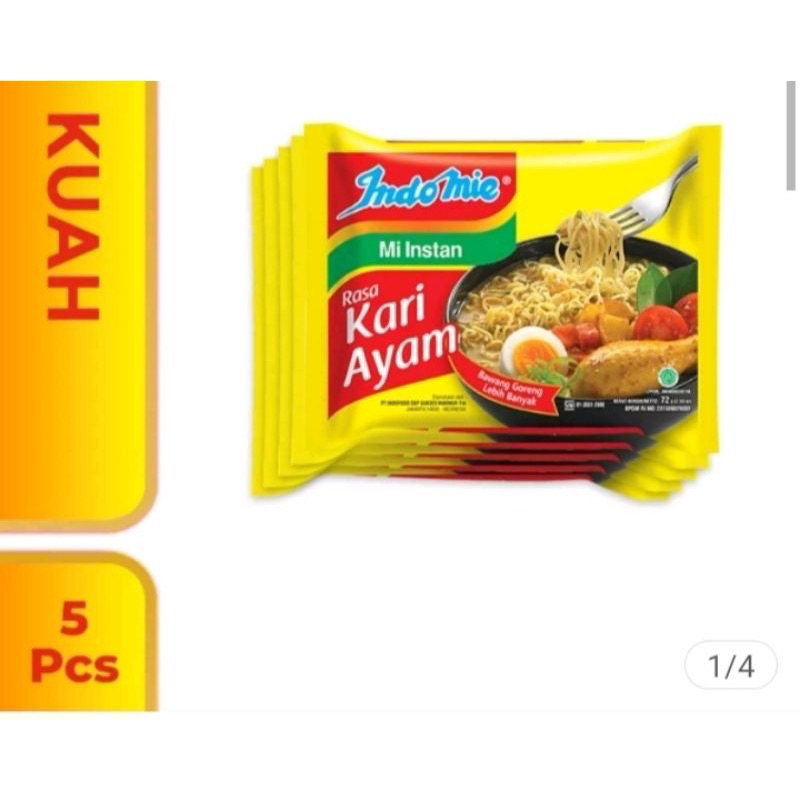 

Indomie Kari ayam 5pcs