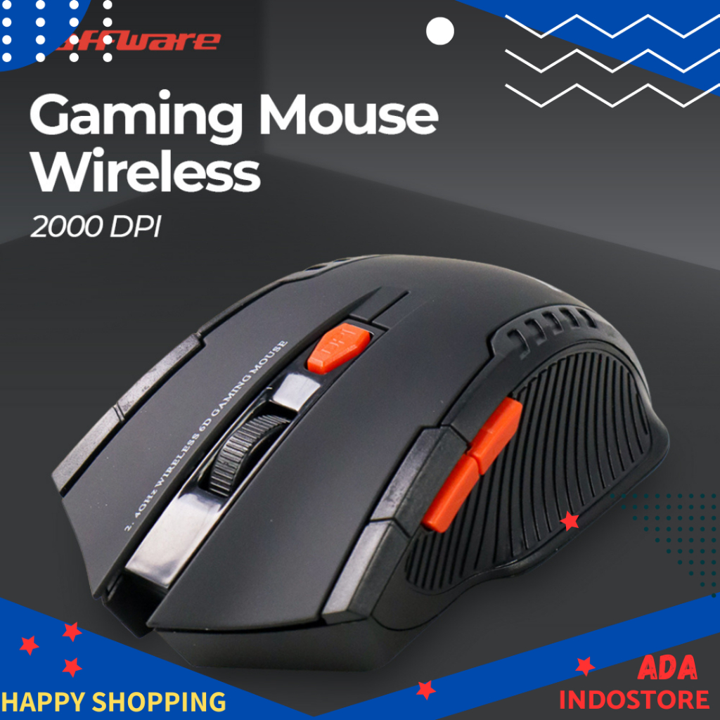 Mouse gaming - Fantech Gaming Mouse Wireless 2000 DPI