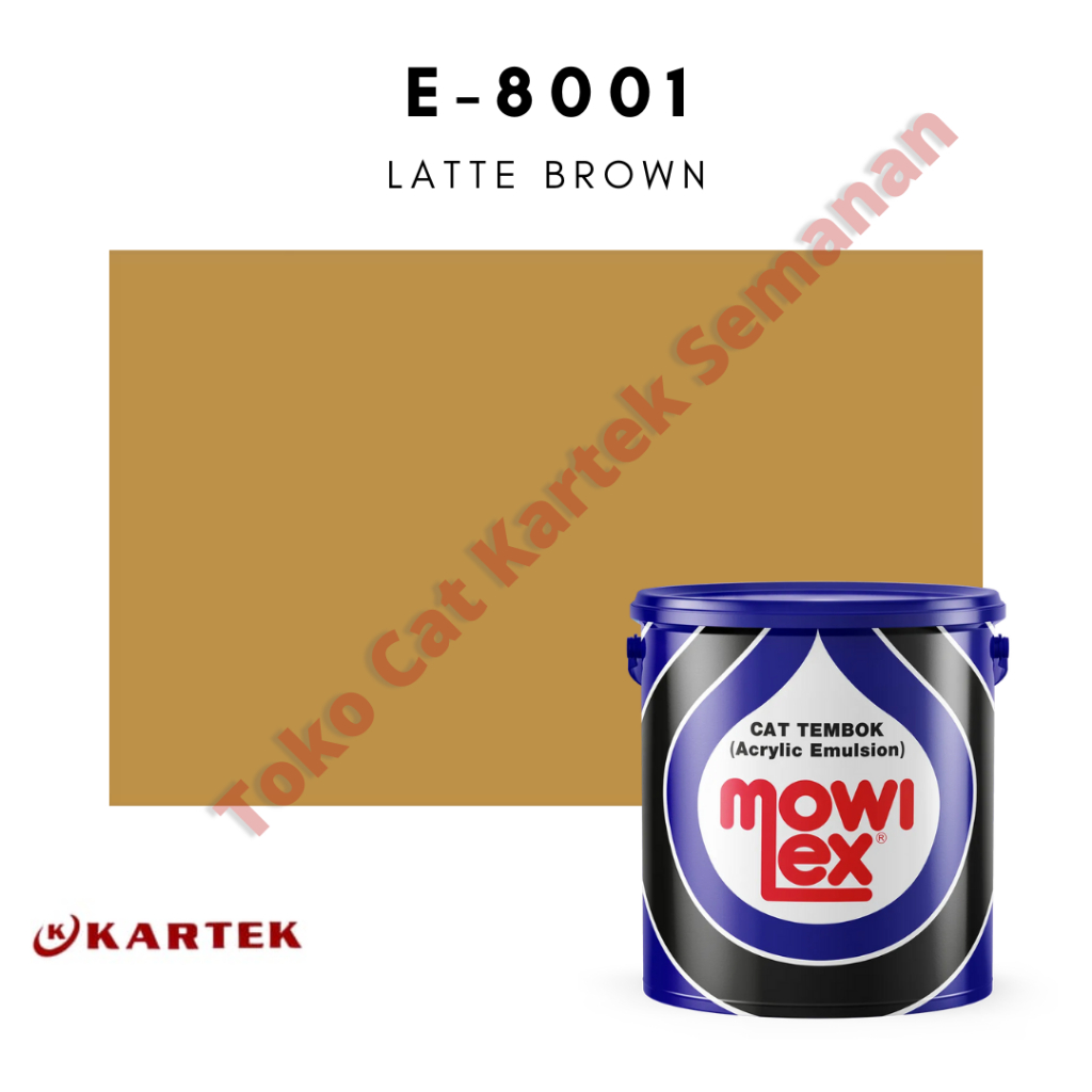 MOWILEX EMULSION INTERIOR E-8001LATTE BROWN (2.5 liter)