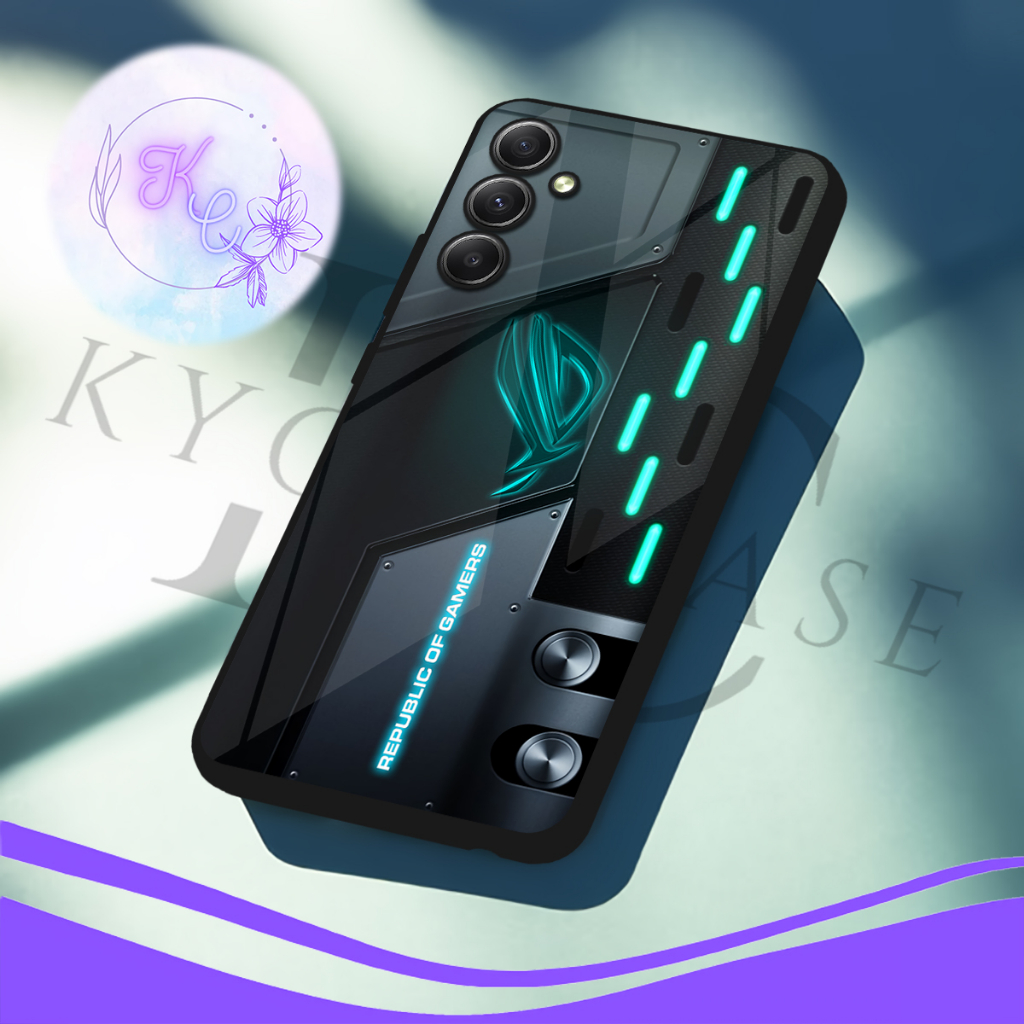 |GG03| KYON CASE SAMSUNG A24 A34 A54 M14 GLOSSY KILAU EFEK KACA | BAHAN CASING SOFTCASE & HARDCASE |