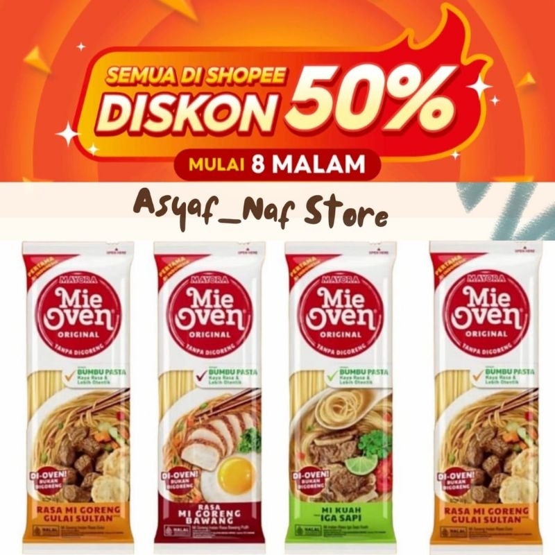 

Mie Oven Satu Paket Isi 6