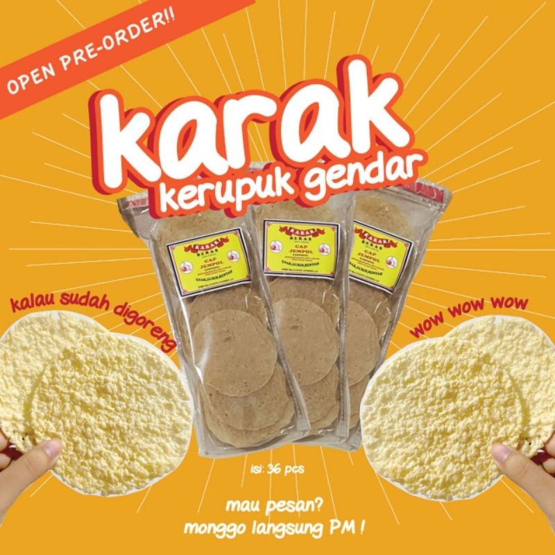 

Karak Kerupuk Gendar