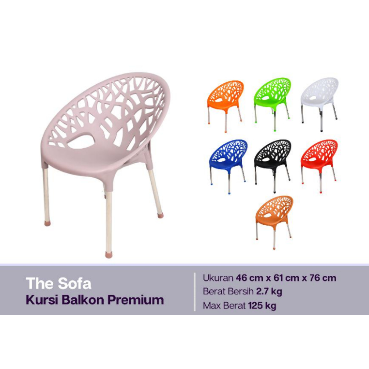 KR5 / KR7 - Kursi Santai JARING Twinpan / Kursi Teras Minimalis / Kursi Taman kaki stainless TwinPan