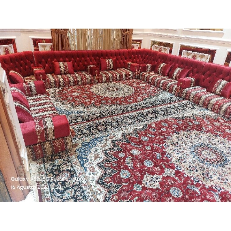 Sofa Arabian Lesehan Custom Kiriman Pasar Minggu