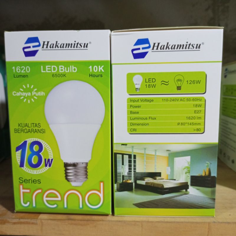 Lampu led hakamitsu trend 18watt putih